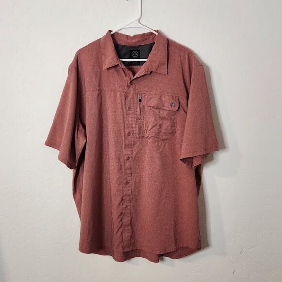 ATG Wrangler Men's Short Sleeve Button-Down Size 2XL - Picture 1 of 4